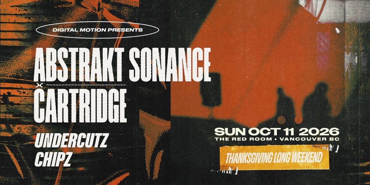 Event image for Abstrakt Sonance & Cartridge at The Red Room