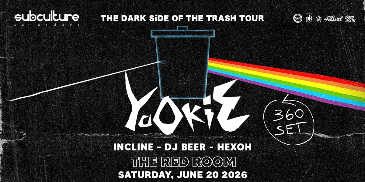 Event image for YOOKiE - The Dark Side Of The Trash Tour - SUBculture Saturdays