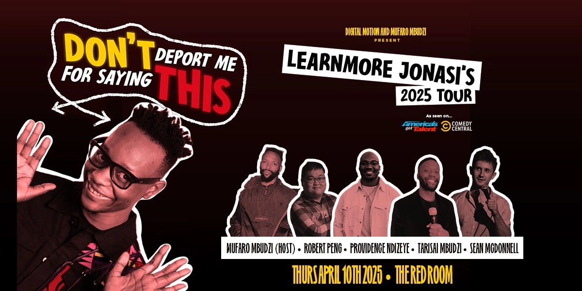 Event image for Learnmore Jonasi [Comedy Show] at The Red Room