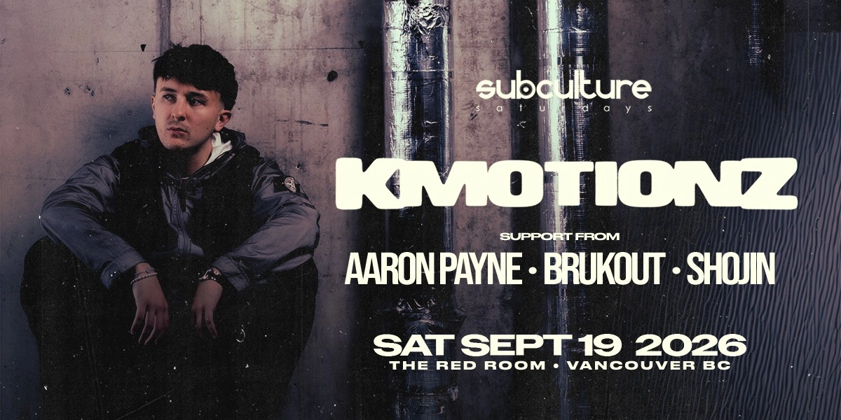 Event image for K Motionz at SUBculture Saturdays