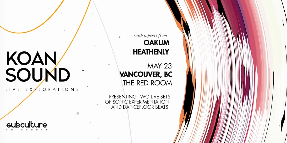 Event image for Koan Sound - Live Explorations Tour at SUBculture Saturdays