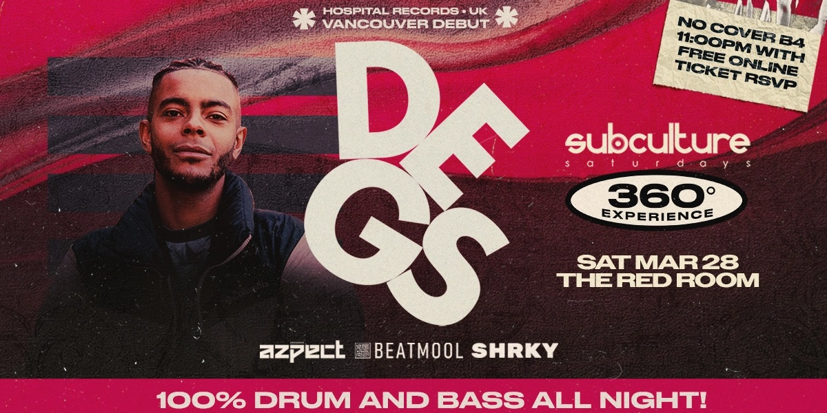 Event image for DEGS at SUBculture Saturdays