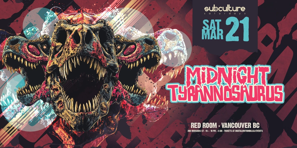 Event image for Midnight Tyrannosaurus at SUBculture Saturdays