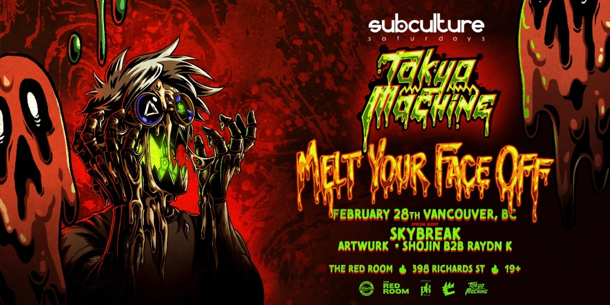 Tokyo Machine - Melt Your Face Off tour - The Red Room - Vancouver