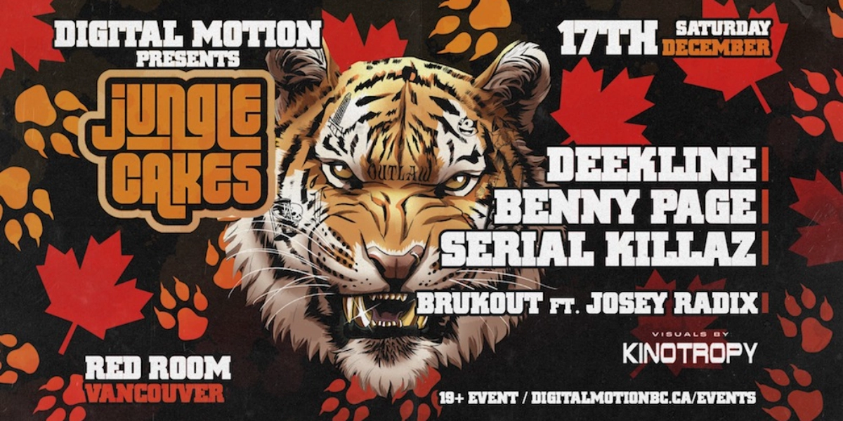Event image for Jungle Cakes takeover feat Deekline x Serial Killaz x Benny Page
