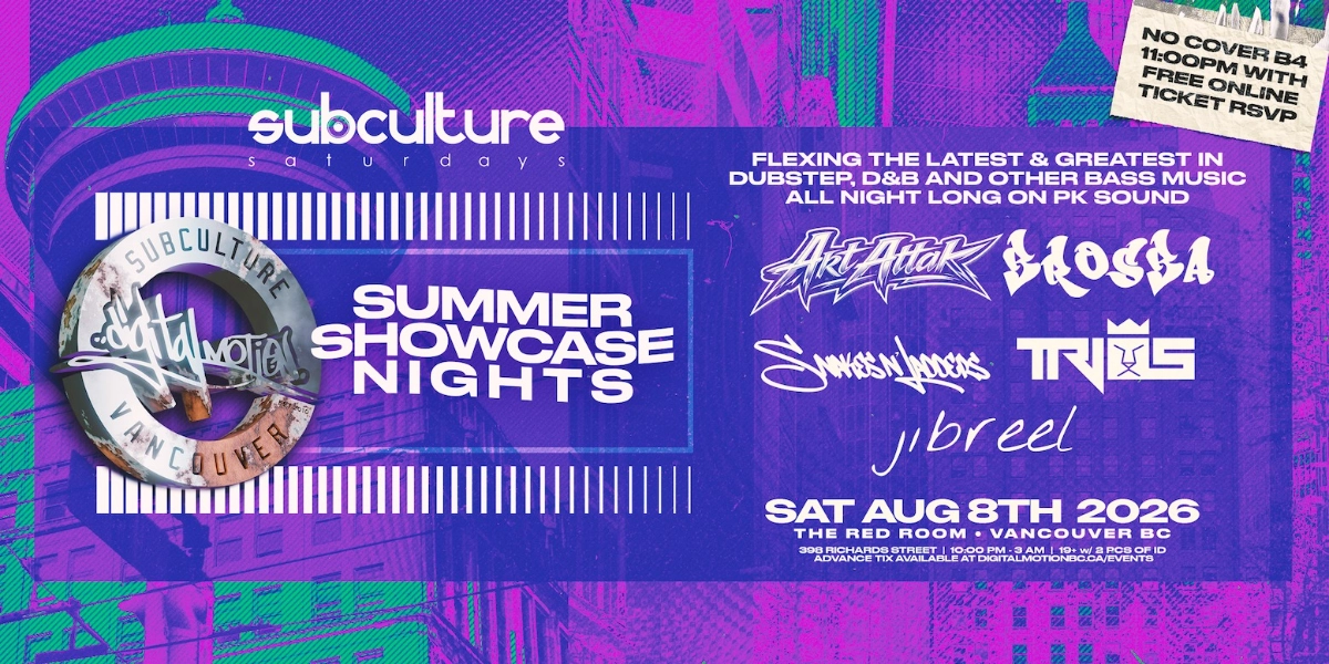 Event image for Summer showcase nights at SUBculture Saturdays