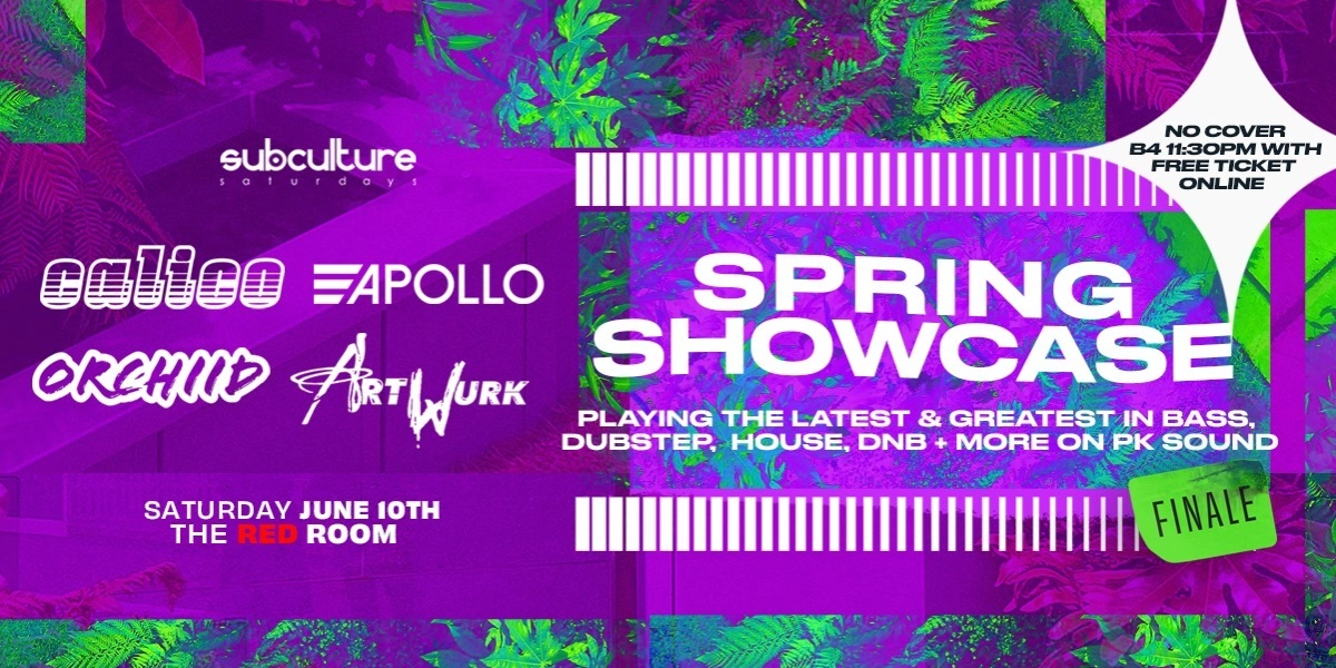 Event image for Spring artist showcase [finale]