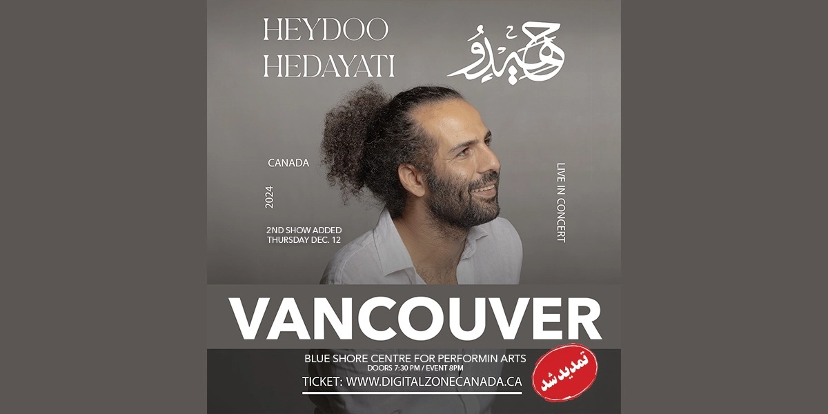 Event image for Heydoo Hedayati Live in Vancouver (2nd Show)