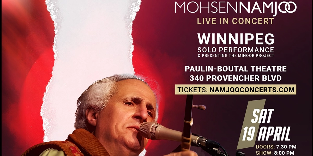 Event image for Mohsen Namjoo Live in  Winnipeg