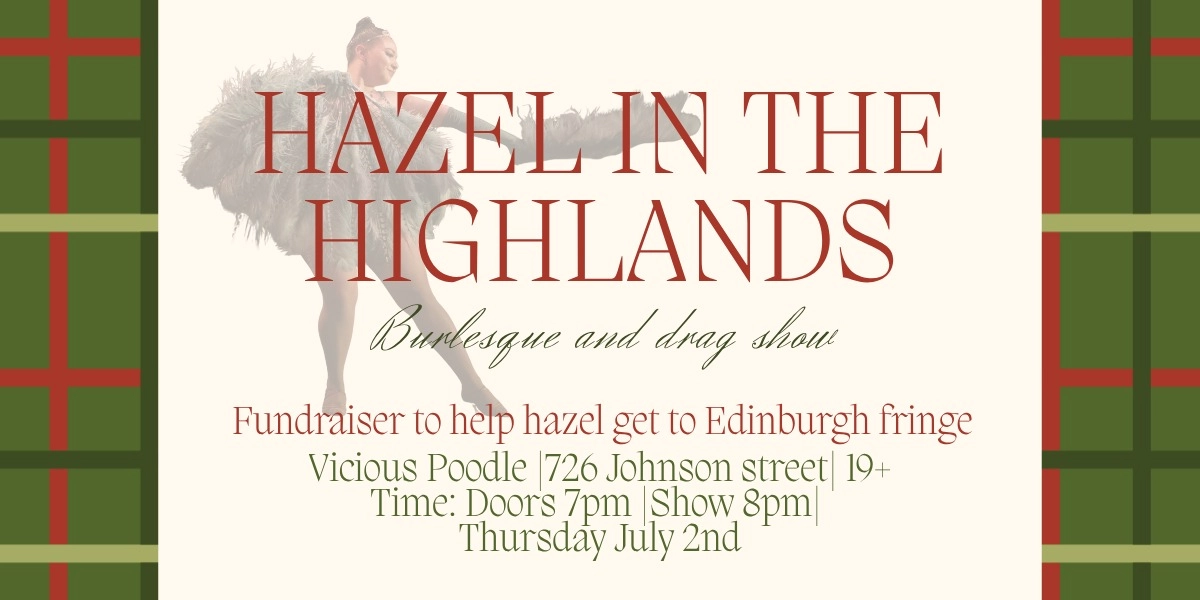 Event image for Hazel in the Highlands: Burlesque Fundraiser