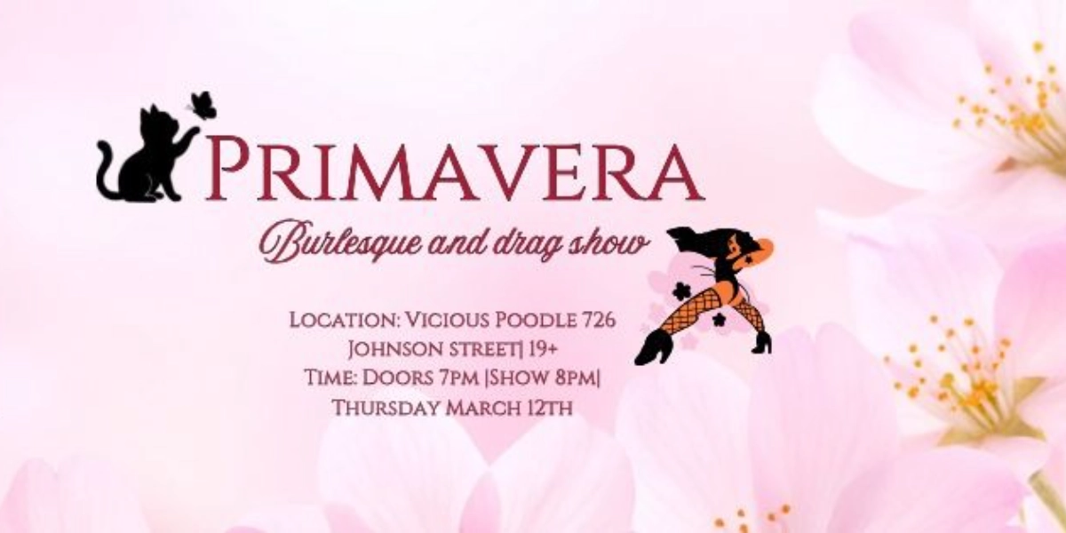 Event image for Primavera: Burlesque and Drag