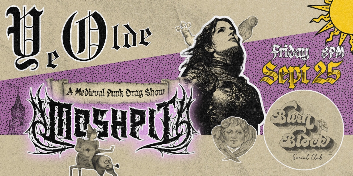 Event image for The Gay Agenda: Ye Olde Moshpit