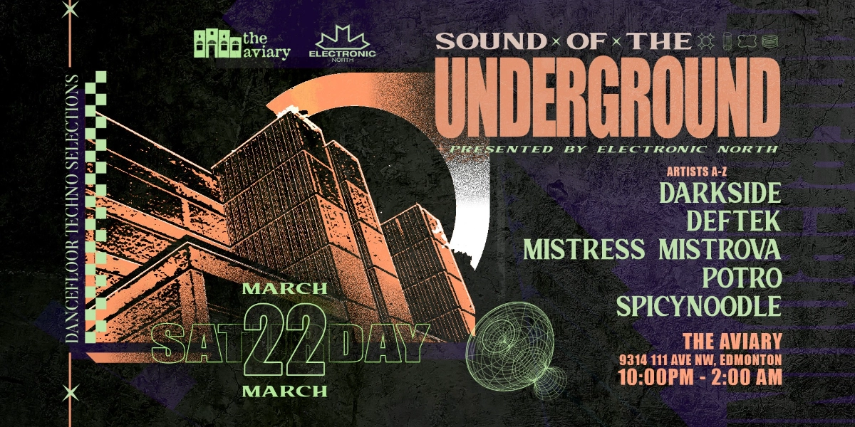 Event image for Sound of The Underground (Techno Selections)