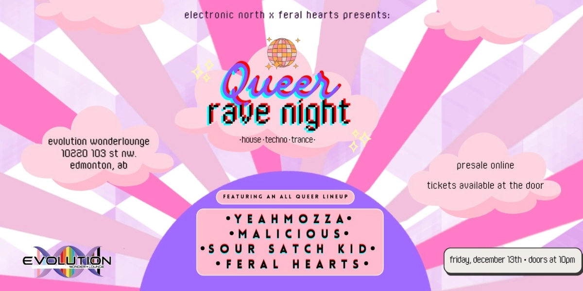 Event image for Queer Rave Night @ Evolution Wonderlounge