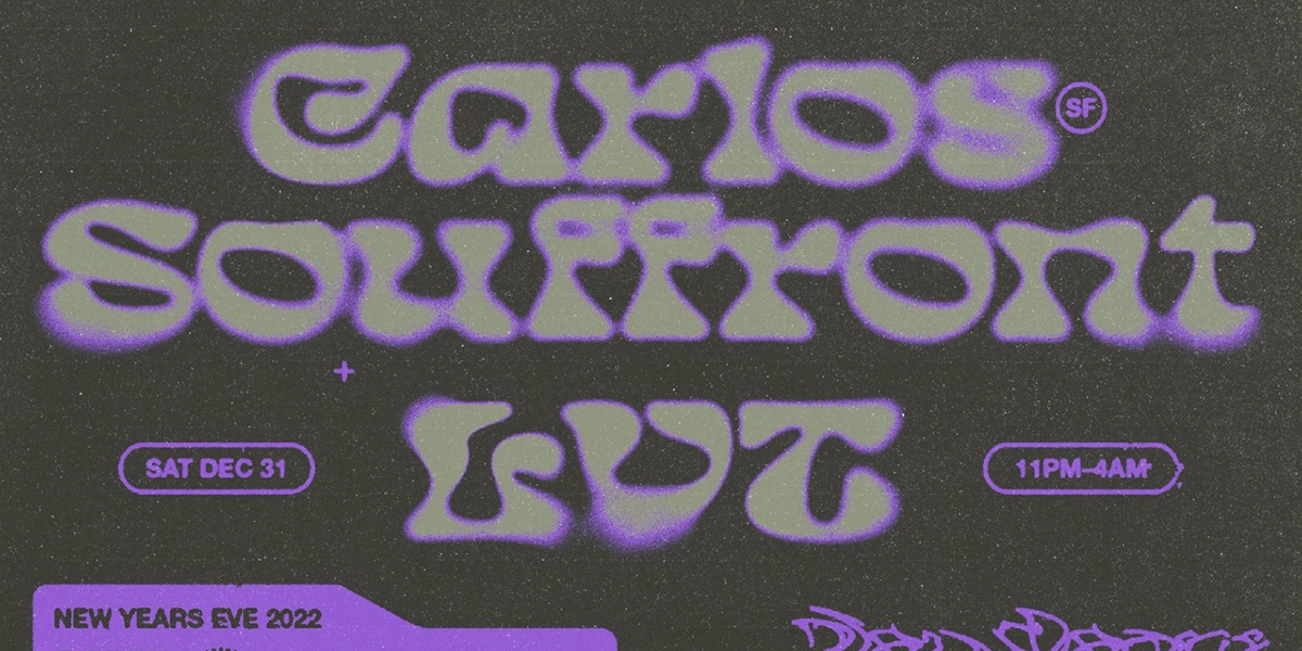 Event image for NYE 2022 with Carlos Souffront (SF) + LVT