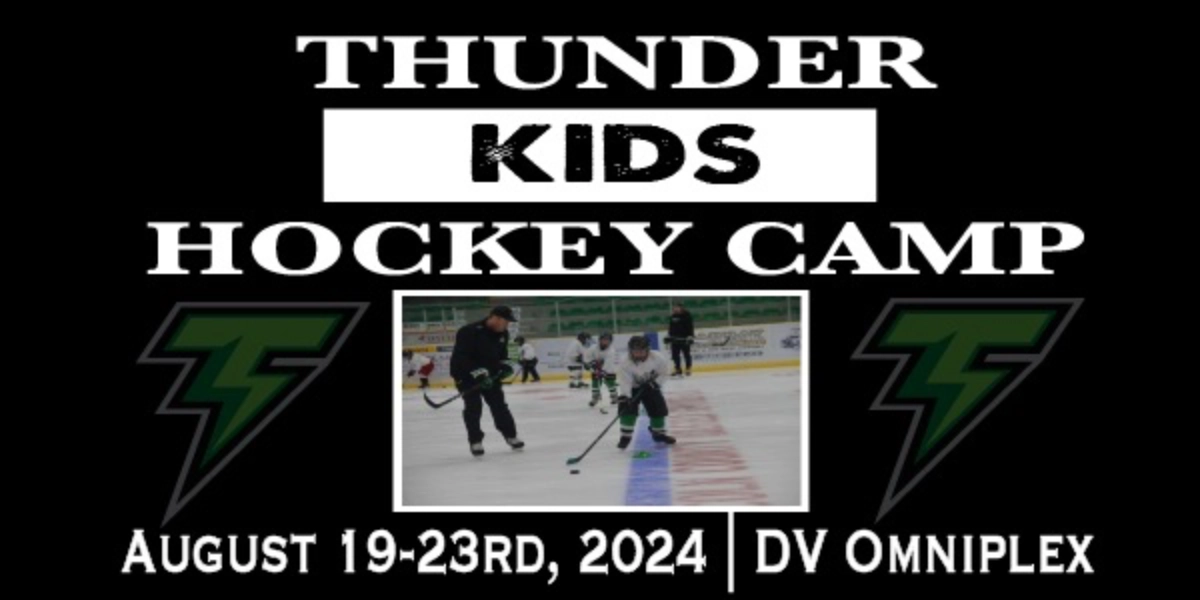 Event image for Thunder Kids Hockey School August 19-23rd, 2024