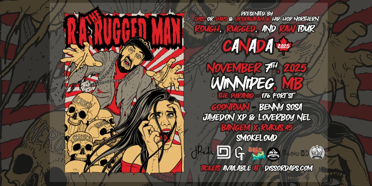 Event image for R.A. The Rugged Man - Winnipeg - w/ Diss-Or-Daps Ep. 51