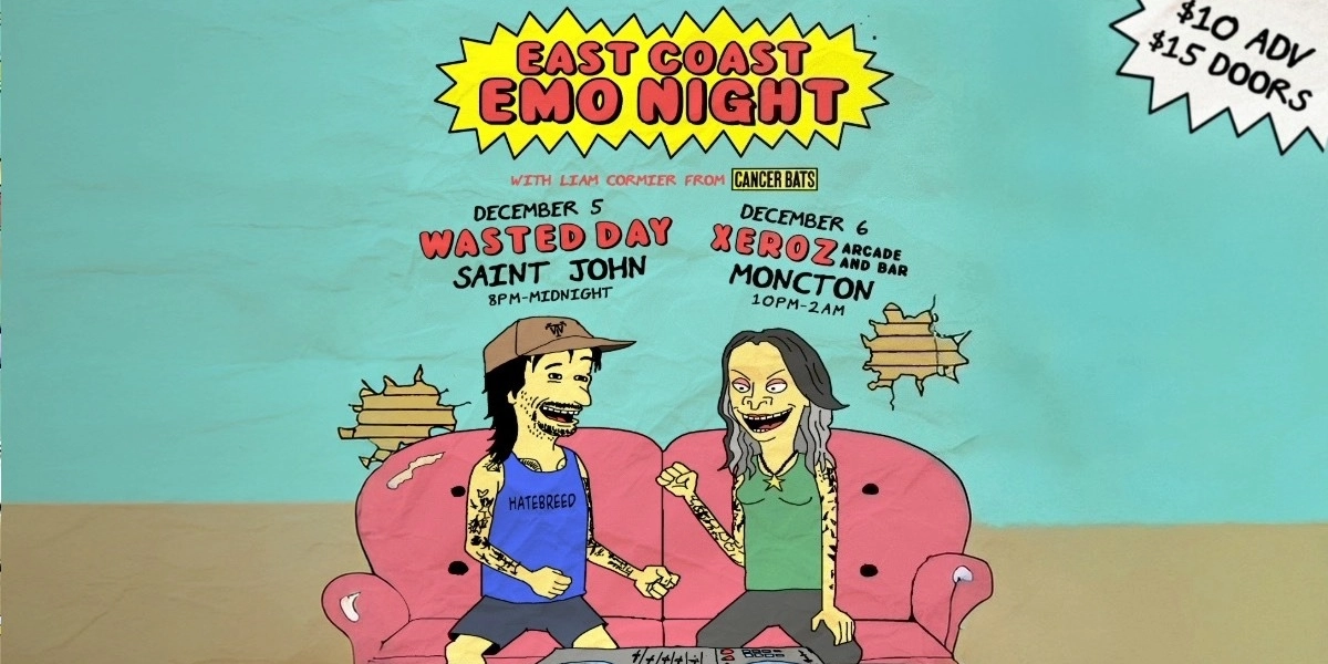 Event image for Emo Night Ft Liam Cormier from Cancer Bats @ Xeroz Arcade/Bar