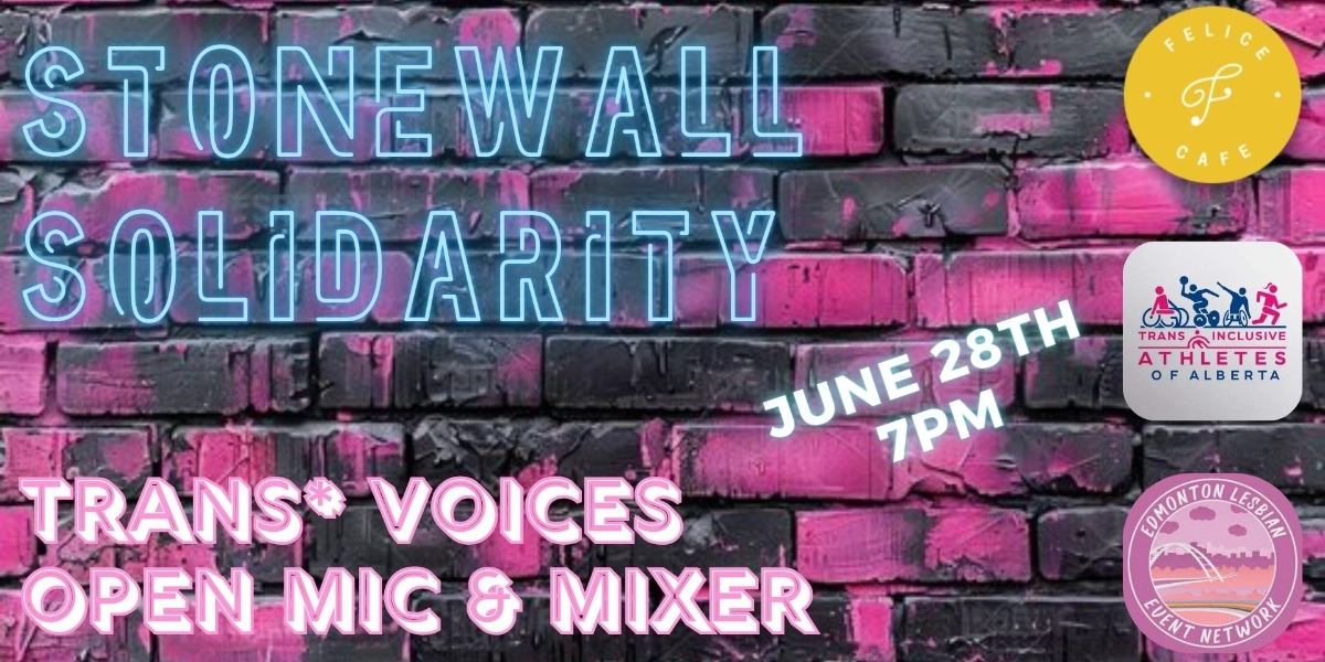 Event image for Stonewall Solidarity: Trans* Voices Open Mic & Mixer