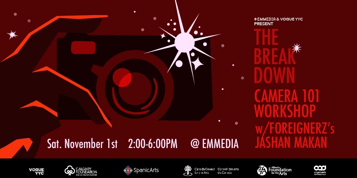 Event image for Camera 101 Workshop w/Jashan Makan