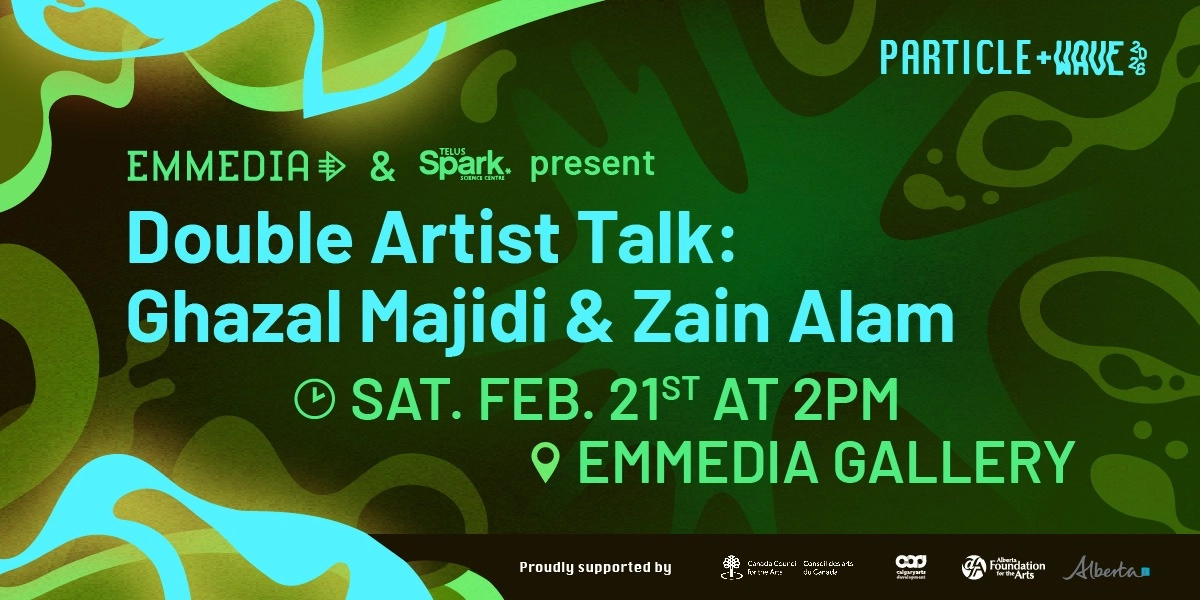 Event image for Double Artist Talk: Ghazal Majidi and Zain Alam