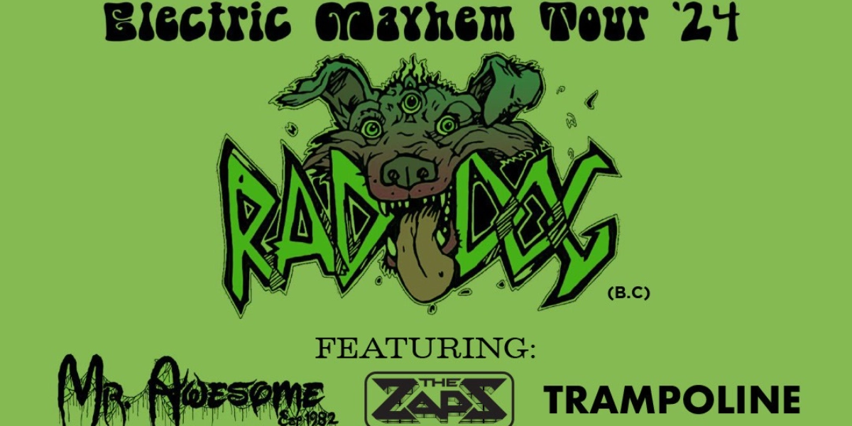 Event image for Trampoline - Rad Dog (BC) - Mr. Awesome (Kelowna) - The Zapz