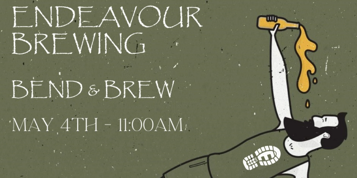 Event image for Bend & Brew Yoga at Endeavour