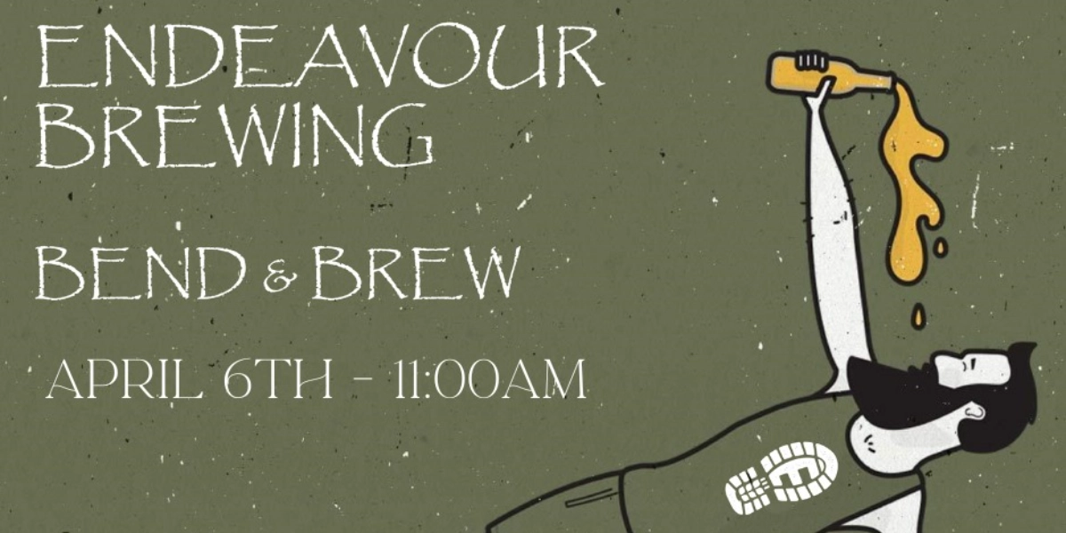 Event image for Bend & Brew Yoga at Endeavour