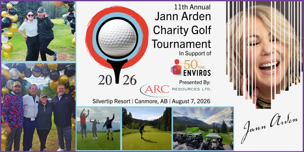 Image d'événement pour 11th Annual Jann Arden Charity Golf Tournament in Support of Enviros