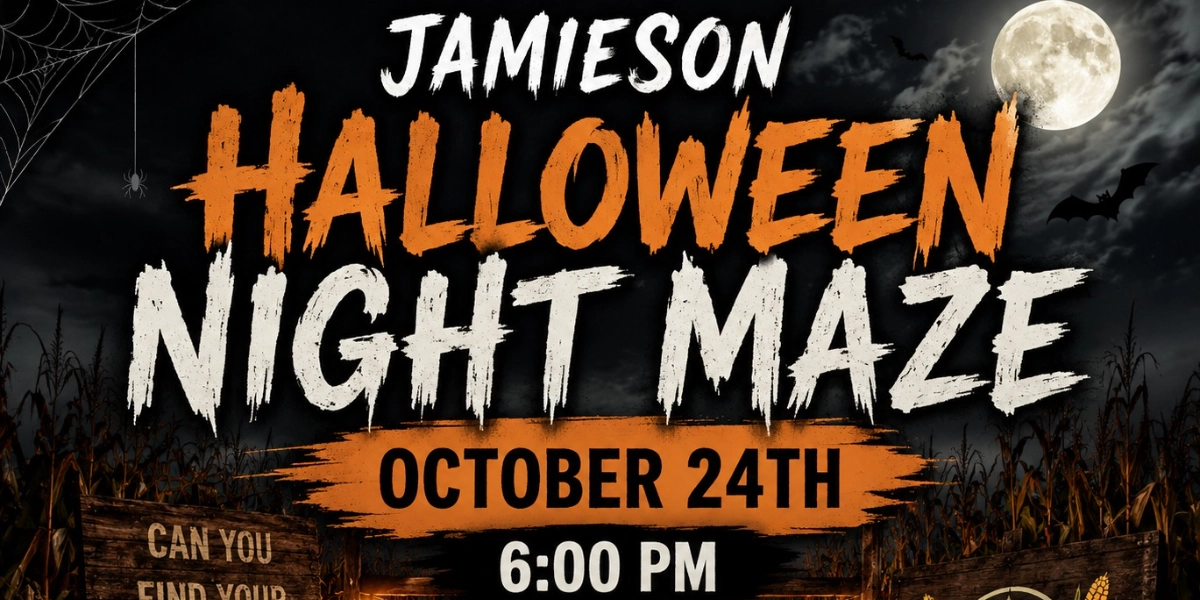Event image for Halloween maze night with haunted house
