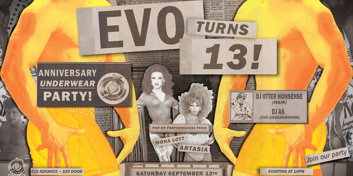 Event image for EVO Turns 13: Anniversary Underwear Party