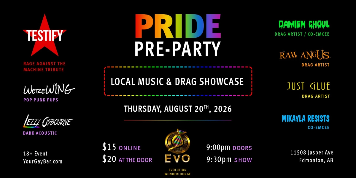 Event image for Pride Pre-Party Music and Drag Showcase