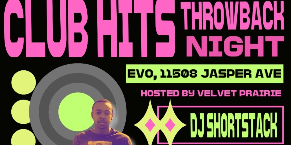 Event image for Velvet Prairie presents Club Hits Throwback night