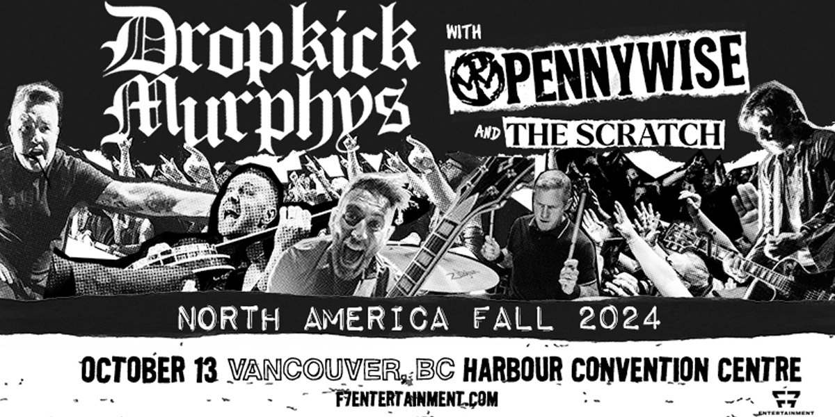 Event image for F7 Entertainment Presents Dropkick Murphys North America 2024 Tour