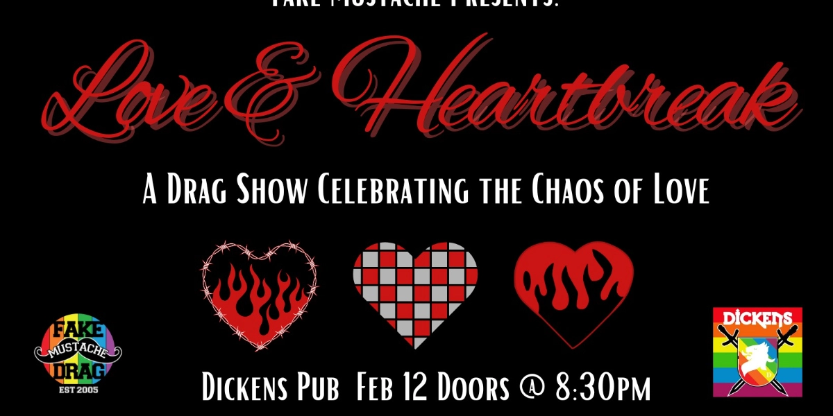 Event image for Fake Mustache: Love and Heartbreak