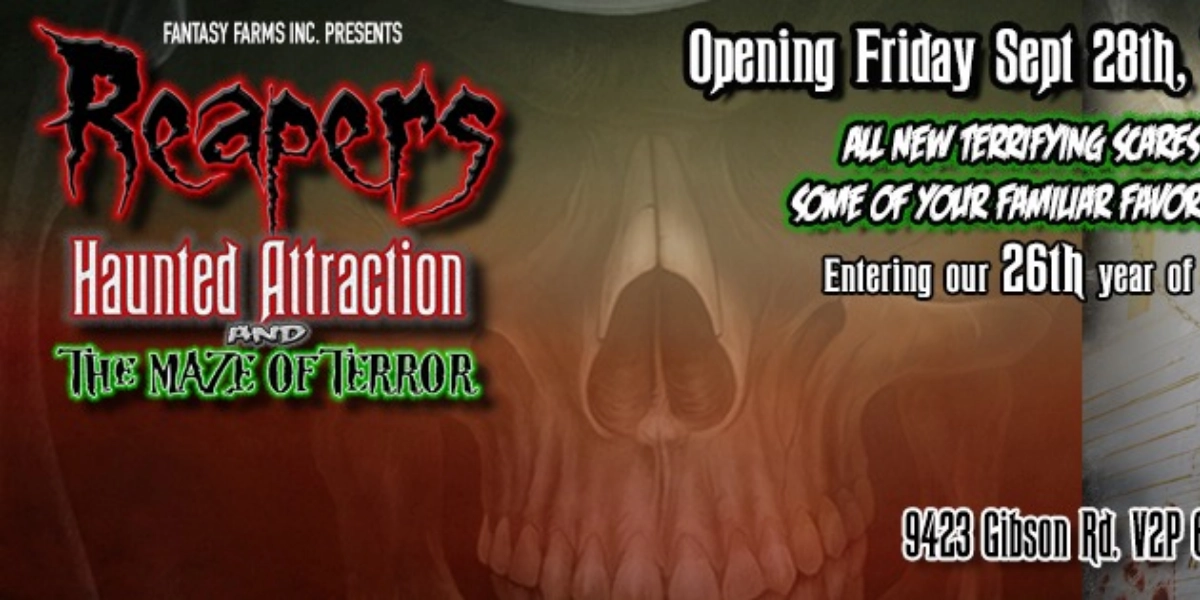 Event image for Oct 23rd - Reapers + Maze of Terror