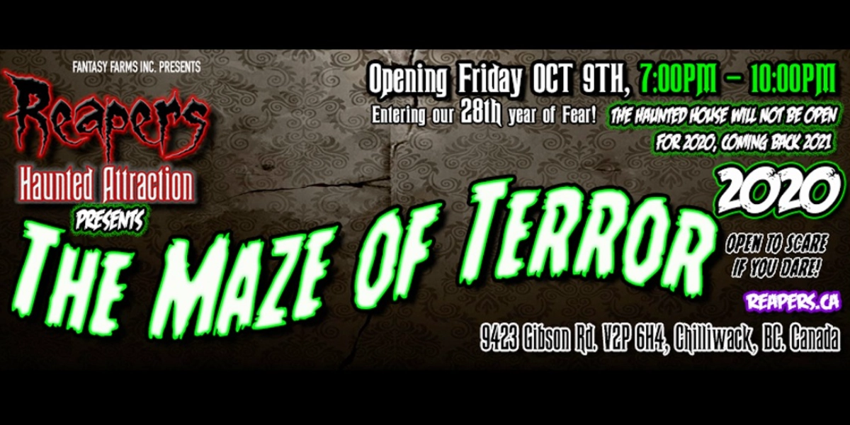 Event image for THE MAZE OF TERROR