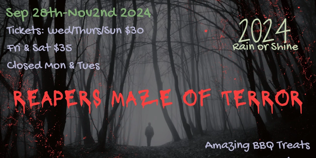 Event image for Reapers Maze of Terror (Weekend Pricing)