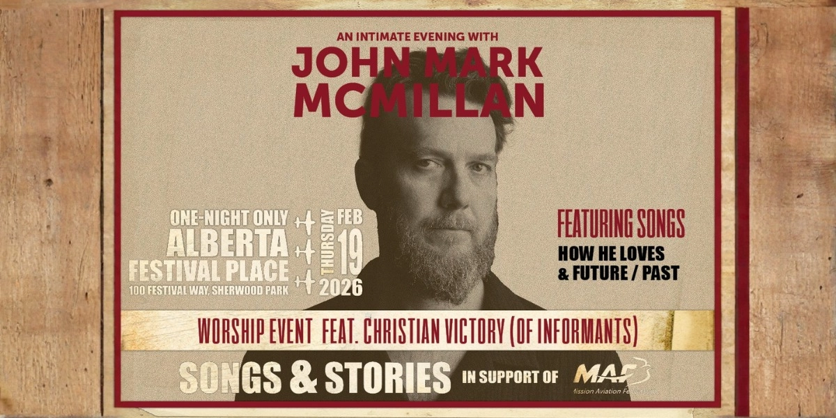 Event image for An Intimate Evening With John Mark McMillan