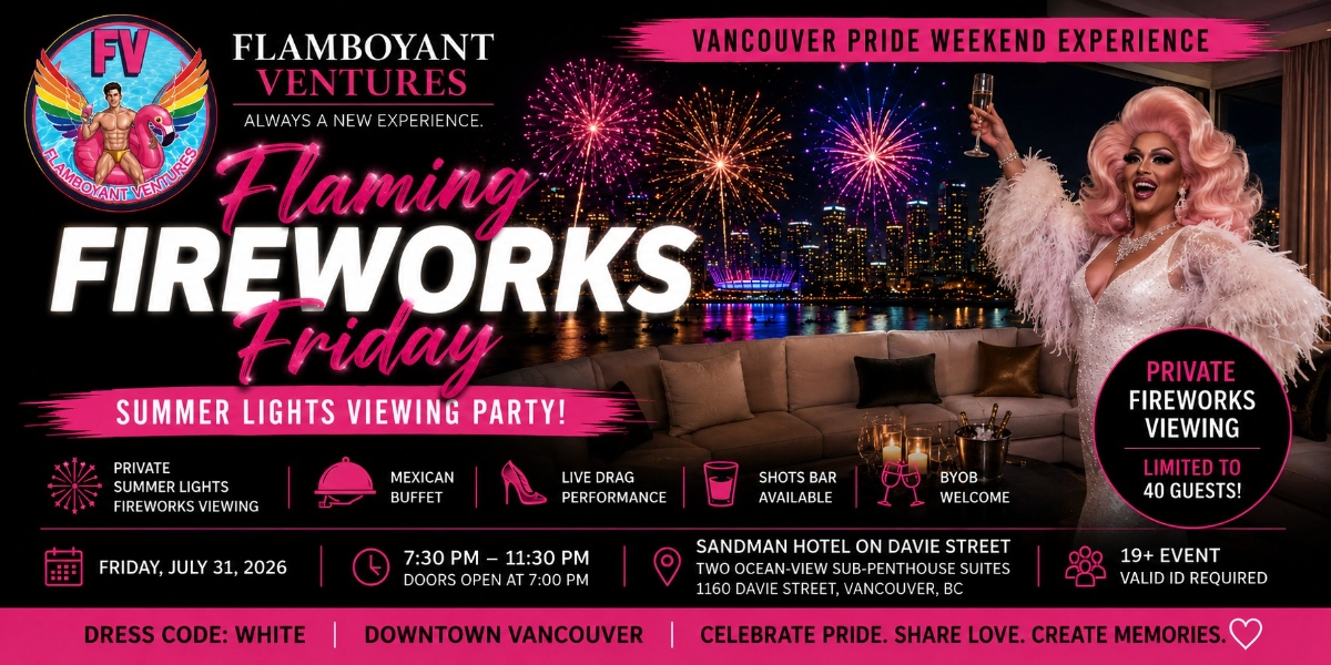 Event image for Flaming Fireworks Friday- Summer Lights Viewing Party