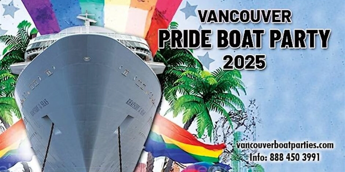Event image for Vancouver Pride Boat Party 2025 | Things To Do Pride Weekend