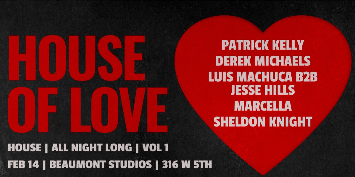 Event image for HOUSE OF LOVE
