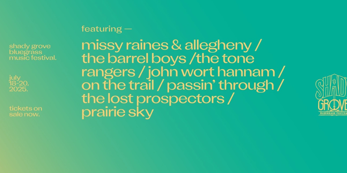 Event image for 2025 Shady Grove Festival