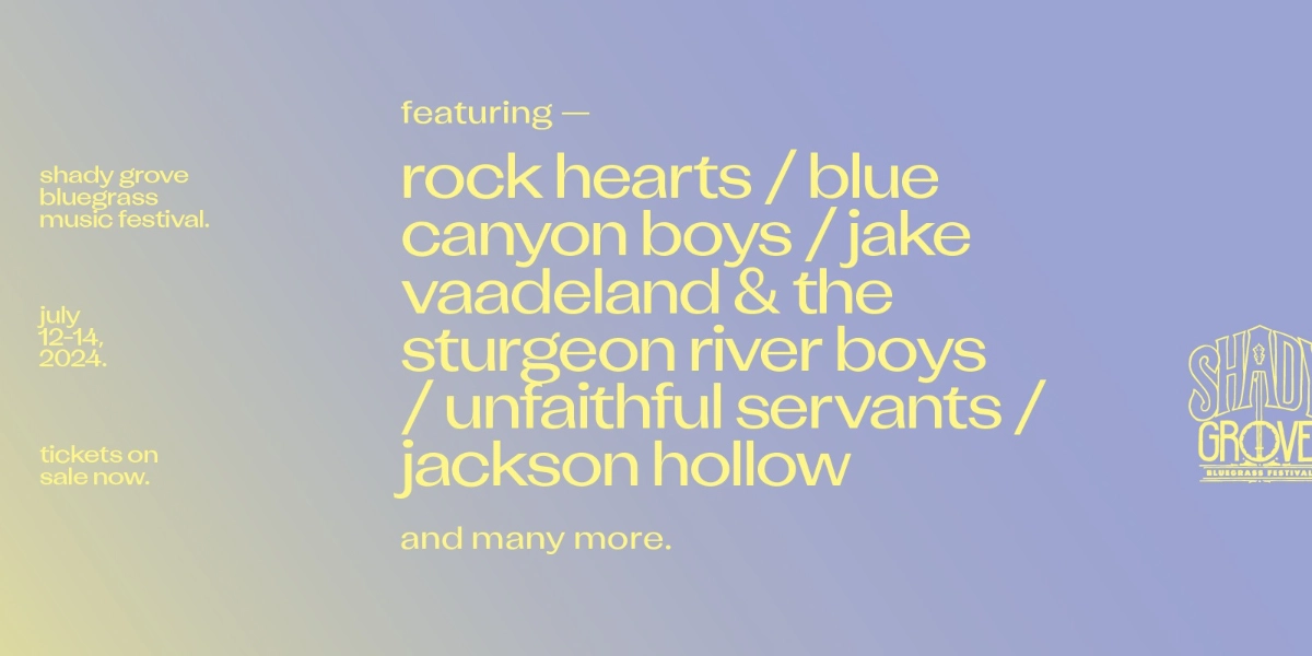 Event image for 2024 Shady Grove Festival