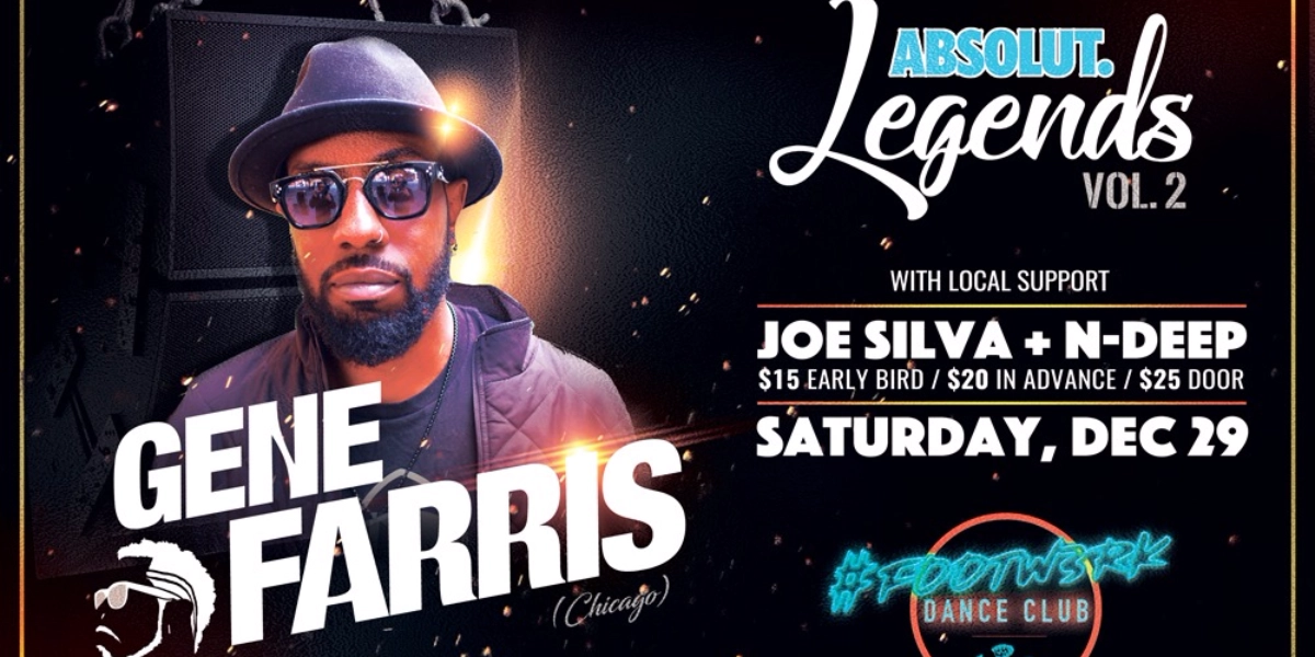 Event image for ABSOLUT LEGENDS Vol.2: GENE FARRIS