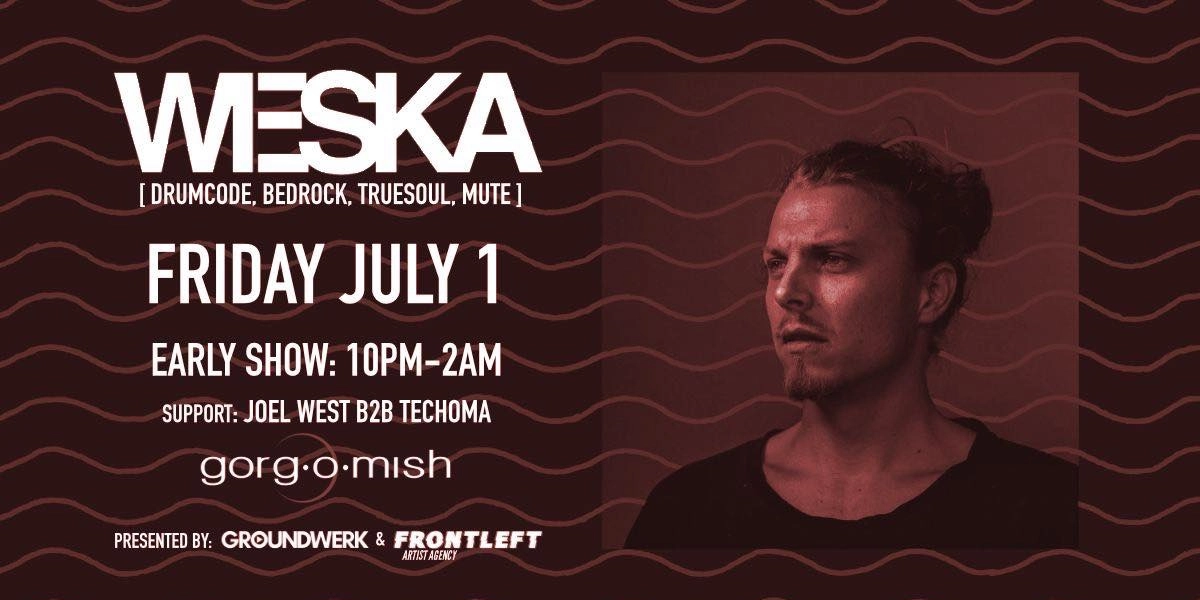 Event image for CANCELLED: Weska @ Gorg O Mish