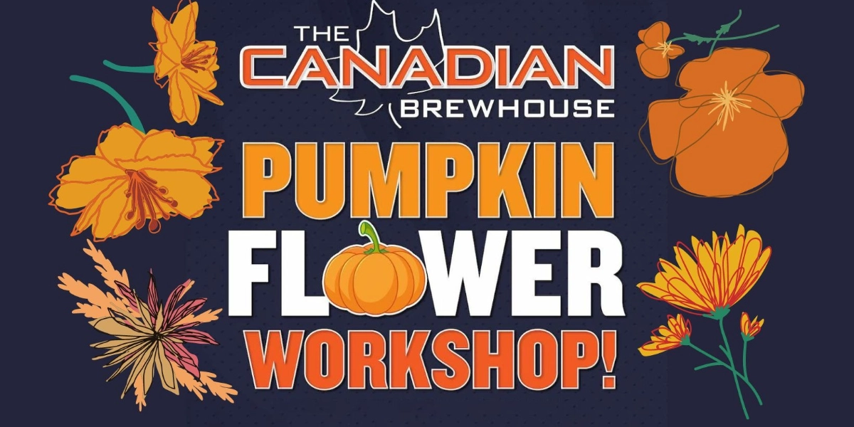 Event image for Pumpkin Flower Workshop at the Canadian Brewhouse