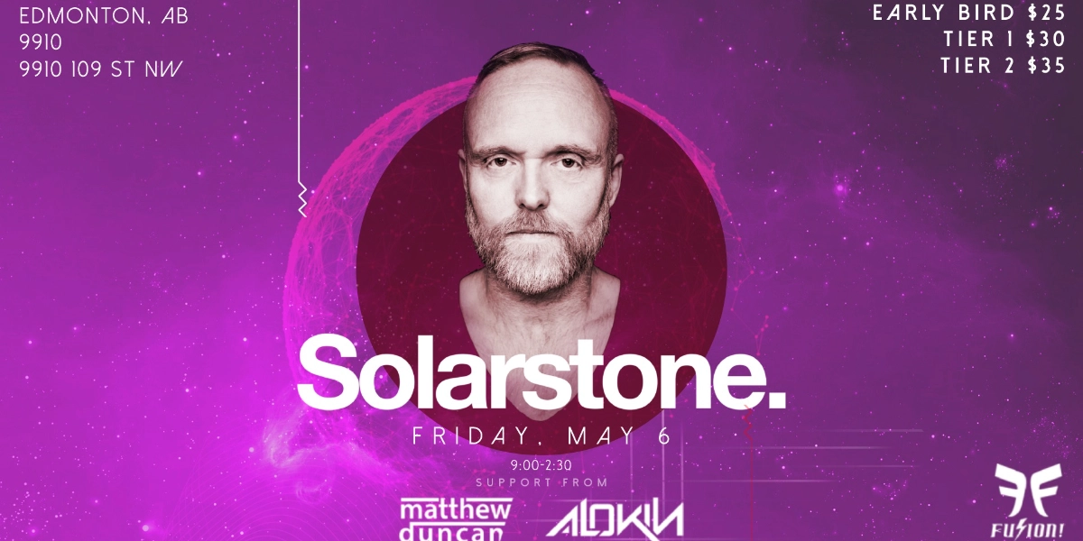 Event image for Solarstone / Fuzion / 9910 / Edmonton