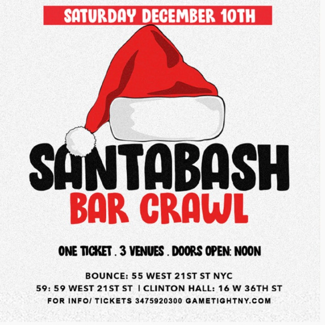 Event image for NYC Santacon Pub Crawl 2022