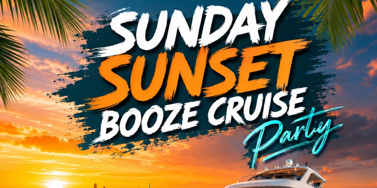 Event image for NYC SUMMER SUNDAY SUNSET YACHT PARTY BOOZE CRUISE 2026